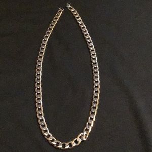 Two Tone Stainless Steel necklace-unisex